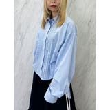 フロントプリーツサイドギャザーシャツ | jouetie | 詳細画像2