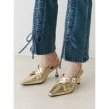 ゴールド | ハトメベルトパンプス | jouetie