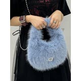 ブルー | ファーハンドBAG | jouetie