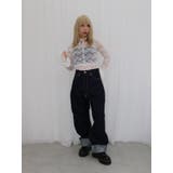 【Something】スーパーハイライズワイドストレートデニムパンツ | jouetie | 詳細画像8