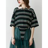 ブラック | ボディースーツポロトップス | jouetie