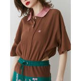 ブラウン | ボディースーツポロトップス | jouetie