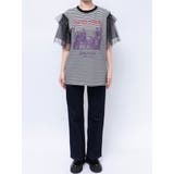 チュールレイヤードロックTシャツ | jouetie | 詳細画像18