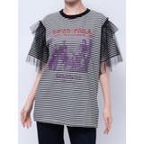 チュールレイヤードロックTシャツ | jouetie | 詳細画像24