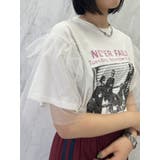 チュールレイヤードロックTシャツ | jouetie | 詳細画像7