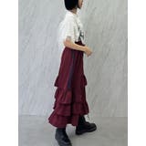 チュールレイヤードロックTシャツ | jouetie | 詳細画像9