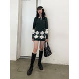 ニットポロフィットミニワンピース | jouetie | 詳細画像2 