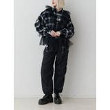 ナイロンフリースワイドパンツ【セットアップ対応】 | jouetie | 詳細画像3 
