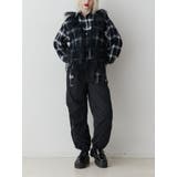 ナイロンフリースワイドパンツ【セットアップ対応】 | jouetie | 詳細画像4 
