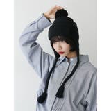 フリンジニットキャップ | jouetie | 詳細画像1