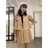 ベージュ | 【FRUITSZIPPER鎮西寿々歌】クロップドジャケット | jouetie