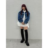 ワイドクロップドフリンジGジャン【セットアップ対応】 | jouetie | 詳細画像2 