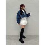 ワイドクロップドフリンジGジャン【セットアップ対応】 | jouetie | 詳細画像27 