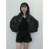 ワイドクロップドフリンジGジャン【セットアップ対応】 | jouetie | 詳細画像29 