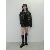 ワイドクロップドフリンジGジャン【セットアップ対応】 | jouetie | 詳細画像32 