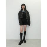 ワイドクロップドフリンジGジャン【セットアップ対応】 | jouetie | 詳細画像8 