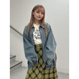 ルーズデニムブルゾン | jouetie | 詳細画像22