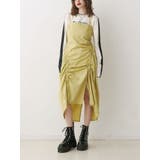 グリーン | イレギュラーギャザーキャミワンピース | jouetie