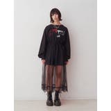 チュールレイヤードロングワンピース | jouetie | 詳細画像31 