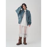 チュールレイヤードロングワンピース | jouetie | 詳細画像9 