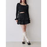 レースアップティアードミニスカパン【セットアップ対応】 | jouetie | 詳細画像5 