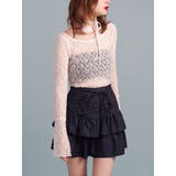 レースアップティアードミニスカパン【セットアップ対応】 | jouetie | 詳細画像6 