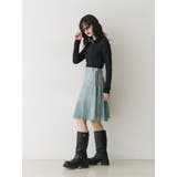 フェイクレザーラインプリーツスカート【セットアップ対応】 | jouetie | 詳細画像10 