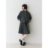 フェイクレザーラインプリーツスカート【セットアップ対応】 | jouetie | 詳細画像14 