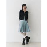 フェイクレザーラインプリーツスカート【セットアップ対応】 | jouetie | 詳細画像17 