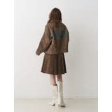 フェイクレザーラインプリーツスカート【セットアップ対応】 | jouetie | 詳細画像4 