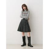 フェイクレザーラインプリーツスカート【セットアップ対応】 | jouetie | 詳細画像8 