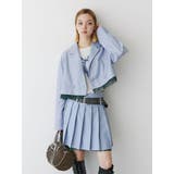 ベルトヘムレースミニスカート【セットアップ対応】 | jouetie | 詳細画像14 