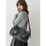 デニムフラップメッセンジャーBAG | jouetie | 詳細画像3 