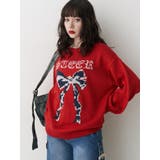 リボンジャガードルーズニット | jouetie | 詳細画像16 