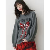 リボンジャガードルーズニット | jouetie | 詳細画像23 