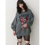 リボンジャガードルーズニット | jouetie | 詳細画像29 