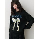 リボンジャガードルーズニット | jouetie | 詳細画像33 