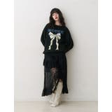 リボンジャガードルーズニット | jouetie | 詳細画像39 