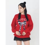 リボンジャガードルーズニット | jouetie | 詳細画像46 