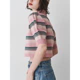 マルチボーダーポロニット | jouetie | 詳細画像7 