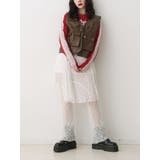 シャイニーロゴレースライントップス | jouetie | 詳細画像10