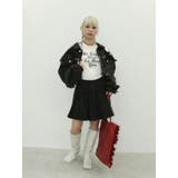 シャイニーロゴレースライントップス | jouetie | 詳細画像21