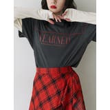 ブラック | ロゴレイヤリングTシャツ | jouetie