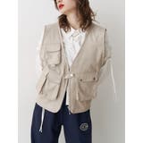 フェイクレザーフィッシングベスト | jouetie | 詳細画像1 