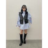 フェイクレザーフィッシングベスト | jouetie | 詳細画像12 