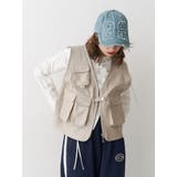 フェイクレザーフィッシングベスト | jouetie | 詳細画像6 