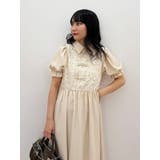 レースドッキングチャイナワンピース | jouetie | 詳細画像1 