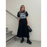 レースドッキングチャイナワンピース | jouetie | 詳細画像8 