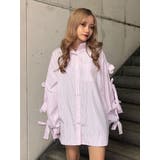 リボンスリーブBIGシャツ | jouetie | 詳細画像9 
