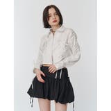 ギャザースリーブシャツ | jouetie | 詳細画像1